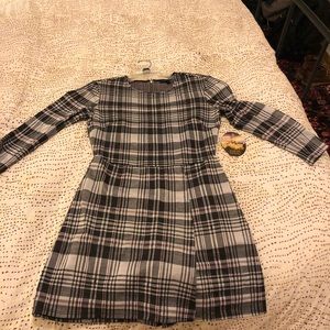 Plaid Bebop dress with squart underneath